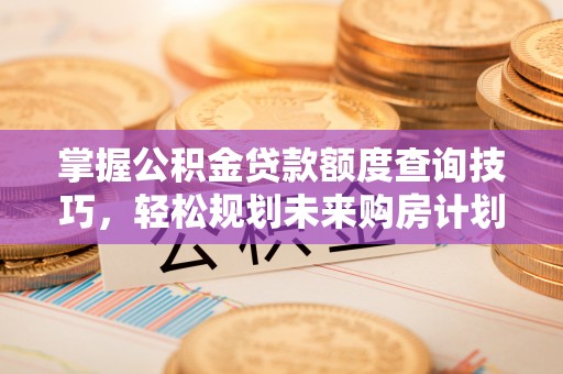 满洲里掌握公积金贷款额度查询技巧，轻松规划未来购房计划
