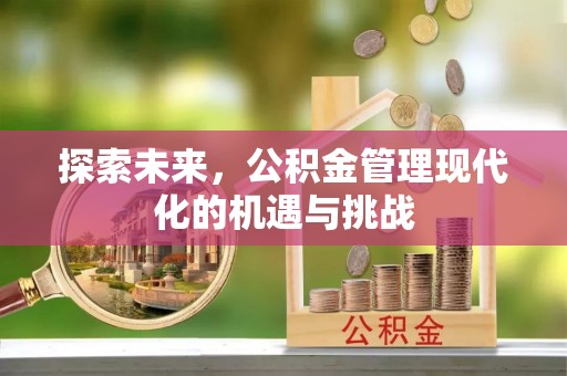 满洲里探索未来，公积金管理现代化的机遇与挑战