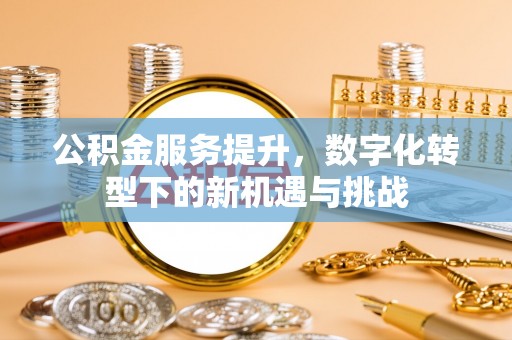 满洲里公积金服务提升，数字化转型下的新机遇与挑战
