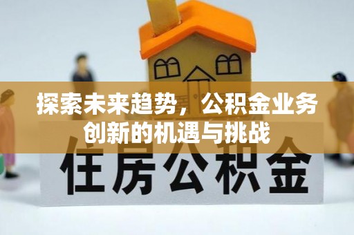 满洲里探索未来趋势，公积金业务创新的机遇与挑战